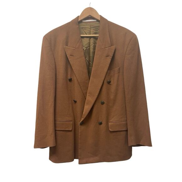 HUGO BOSS Loro Piana Wool Blazer Jacket 38 Al Capone Double Breasted Germany - Picture 1 of 11